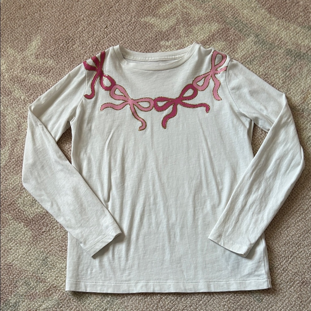 Crewcuts bow shirt